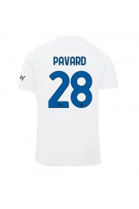 Fotbalové Dres Inter Milan Benjamin Pavard #28 Venkovní Oblečení 2023-24 Krátký Rukáv